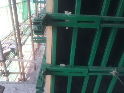 钢背楞又称为新型模板加固体系,标准化模板定型加固工具